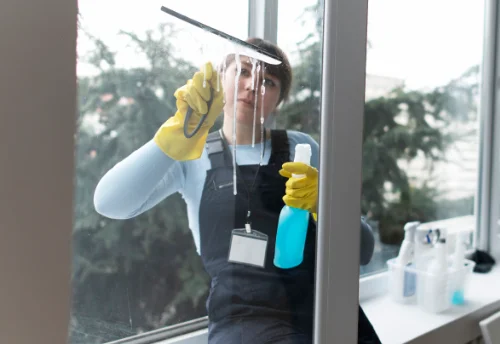 Nettoyage de vitres intérieures et extérieures à Dugny